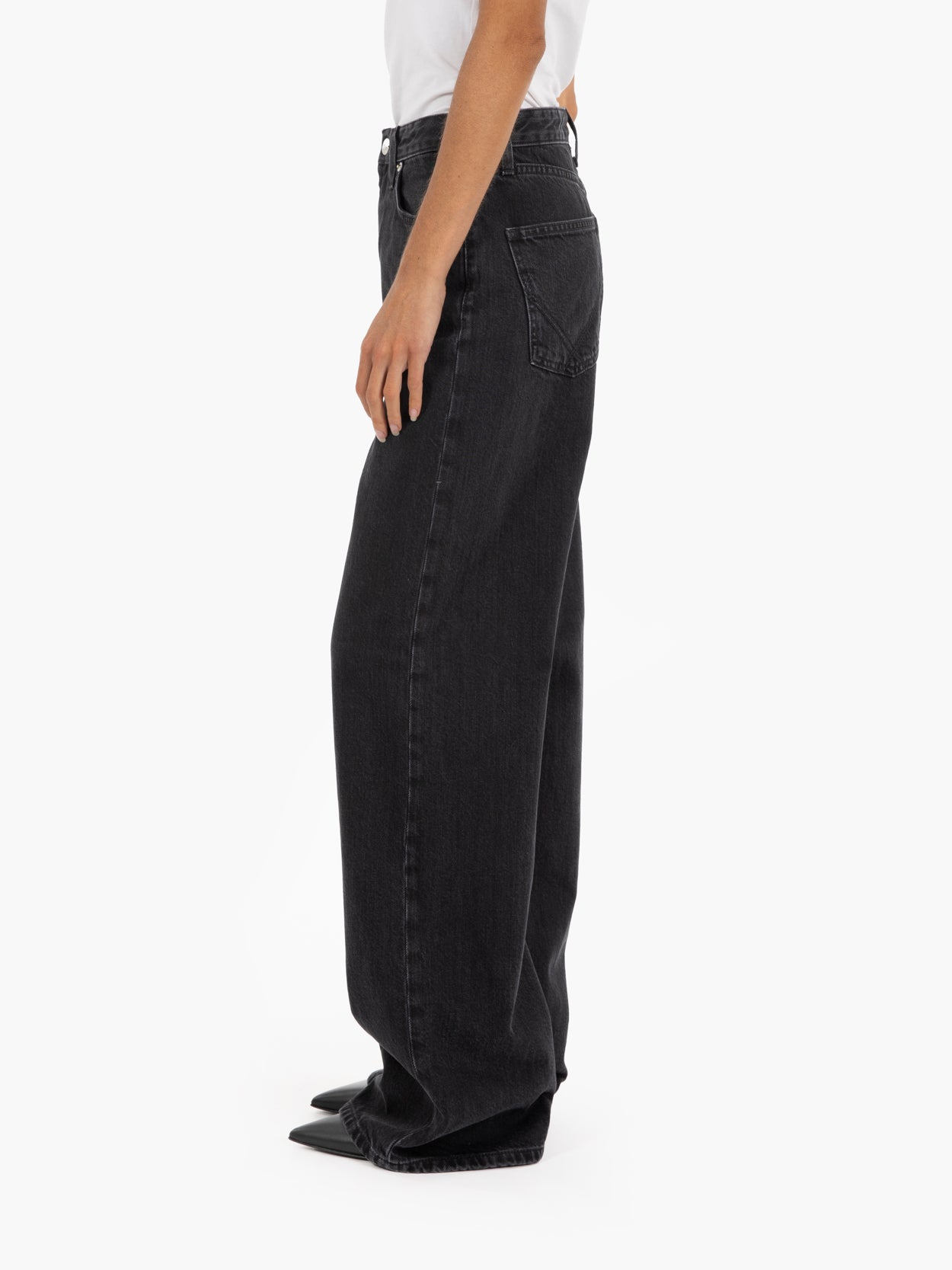 Jeans Super Wide denim black