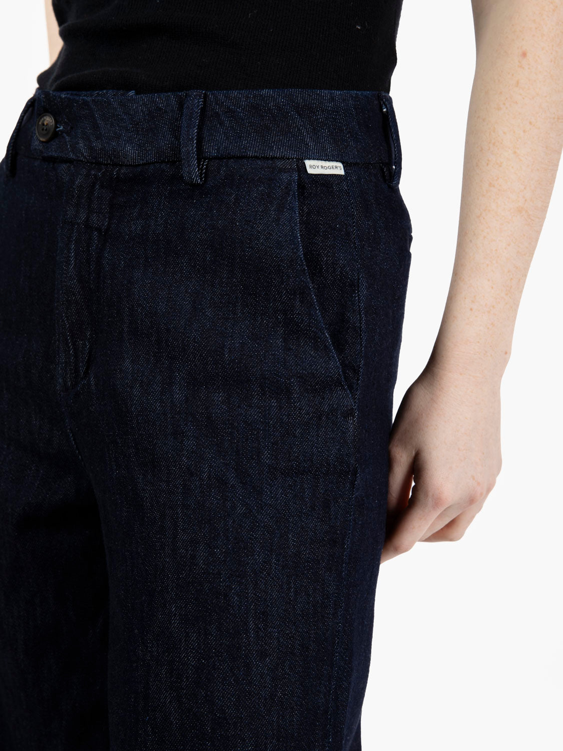 Pantaloni Lais Rinse denime scuro