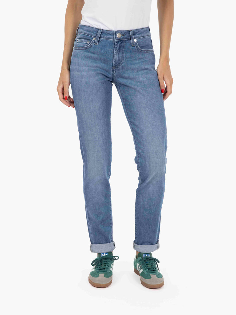 ROY ROGER'S - Skinny jeans push-up erin blu