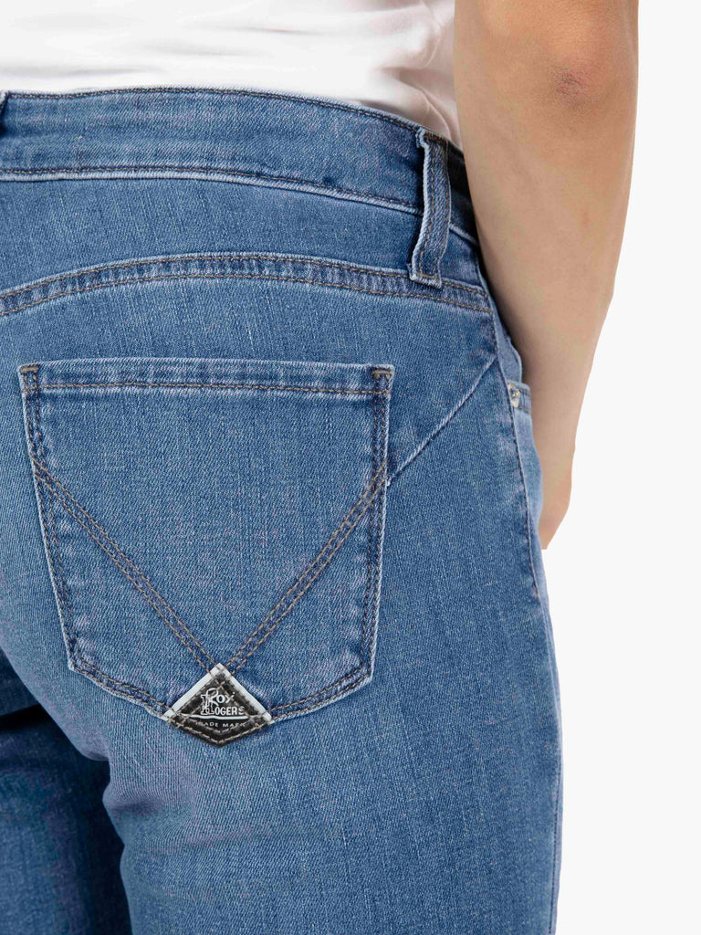 ROY ROGER'S - Skinny jeans push-up erin blu
