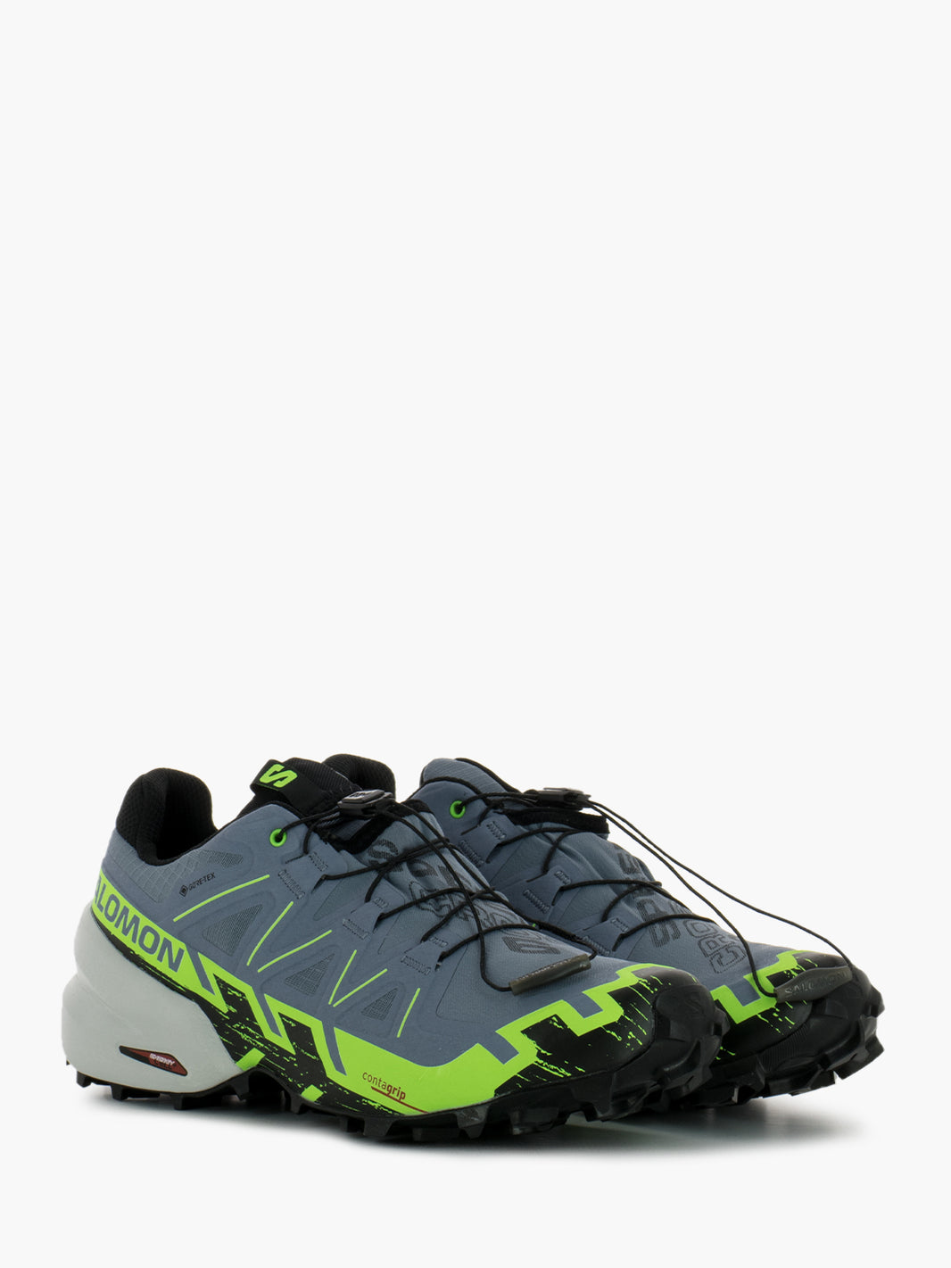 Speedcross 6 Gtx flint stone/ green gecko / black