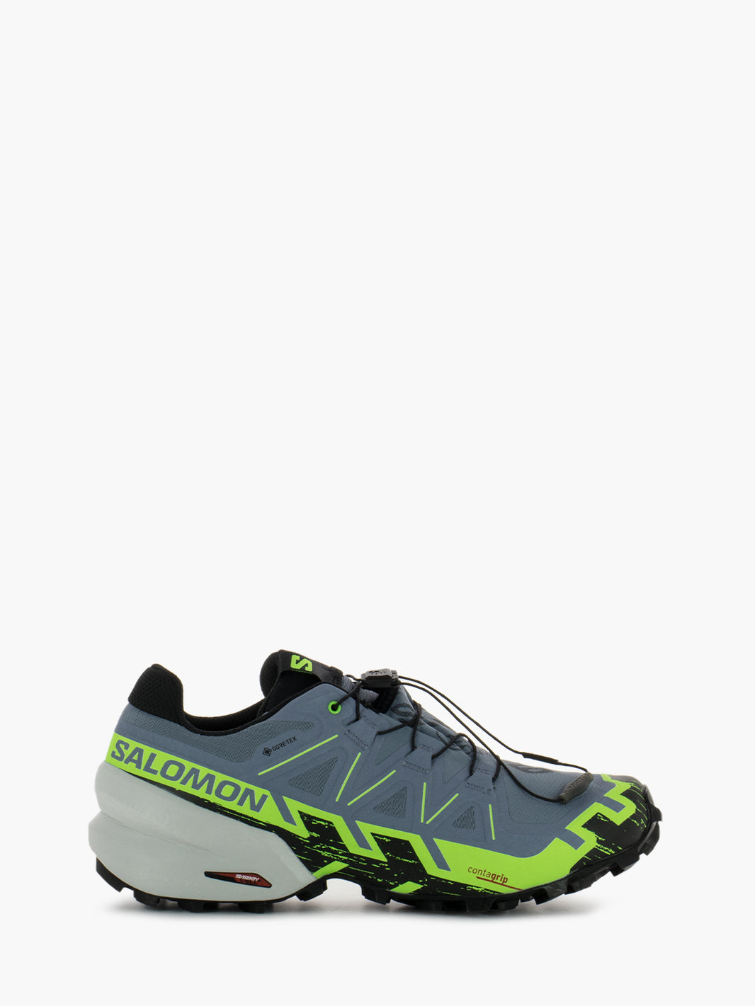 Speedcross 6 Gtx flint stone/ green gecko / black