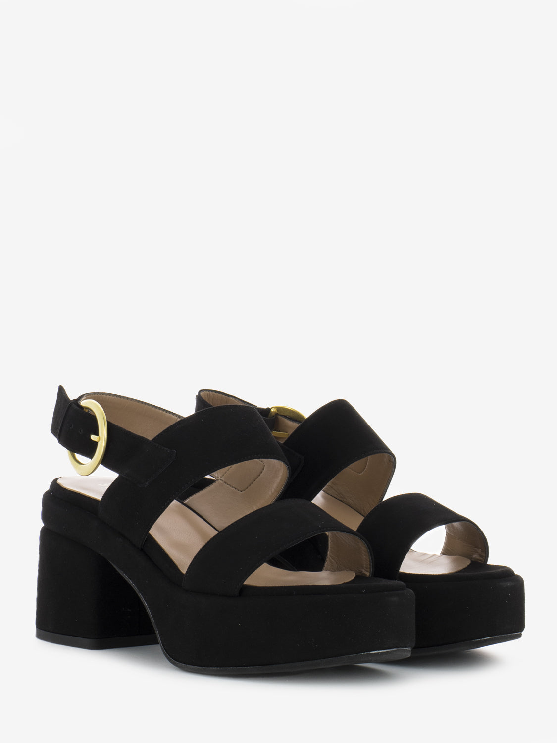Black Suede Sandals