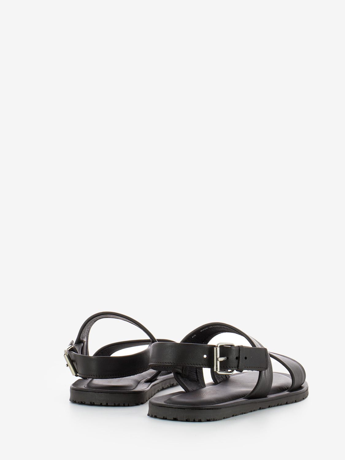 Sandali con doppia fascia moka