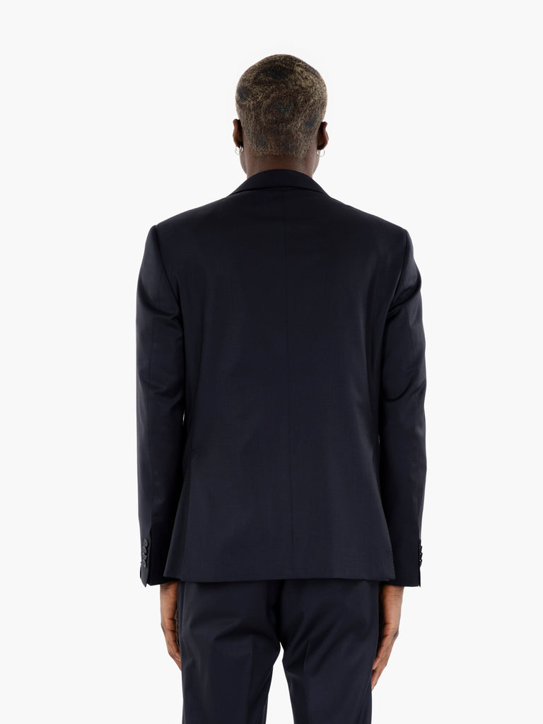 SANTANIELLO - Abito fresco lana navy