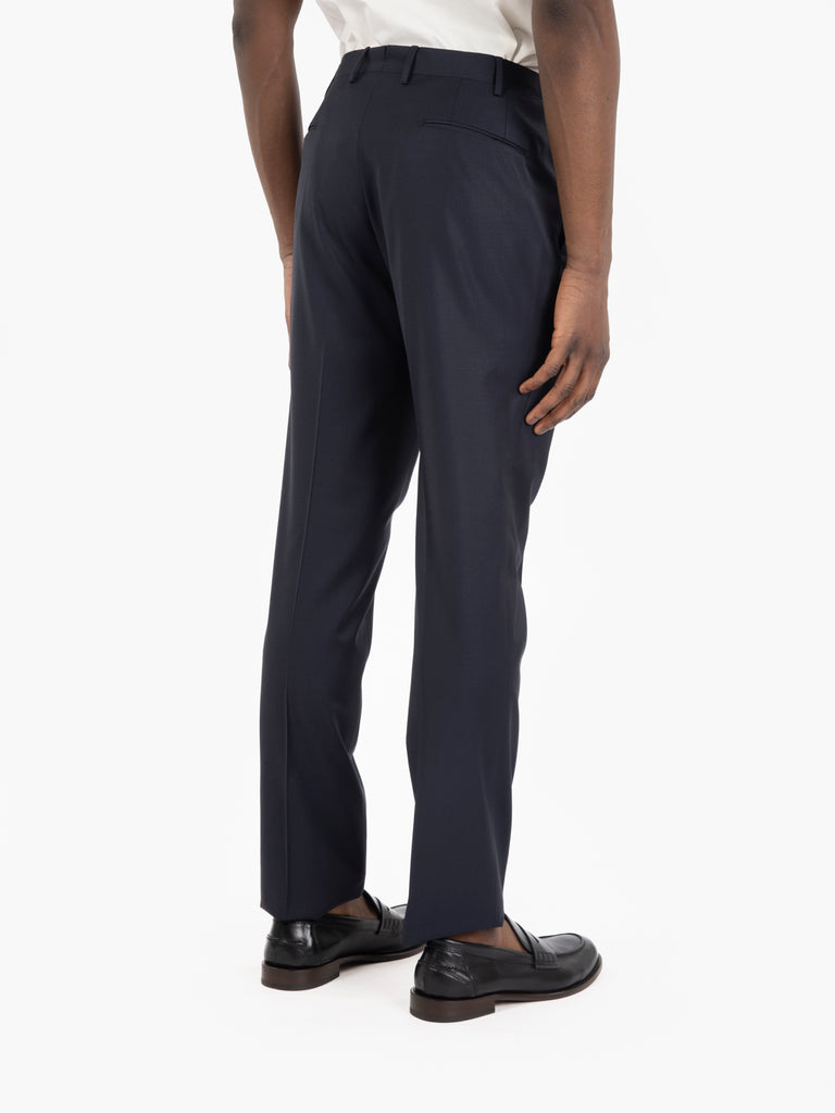 SANTANIELLO - Abito fresco lana navy