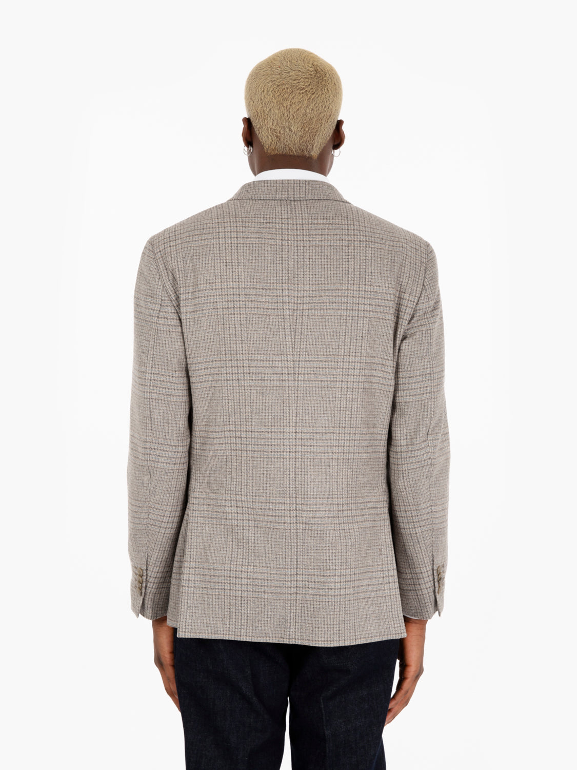 Natural/Grey Wales Flannel Blazer