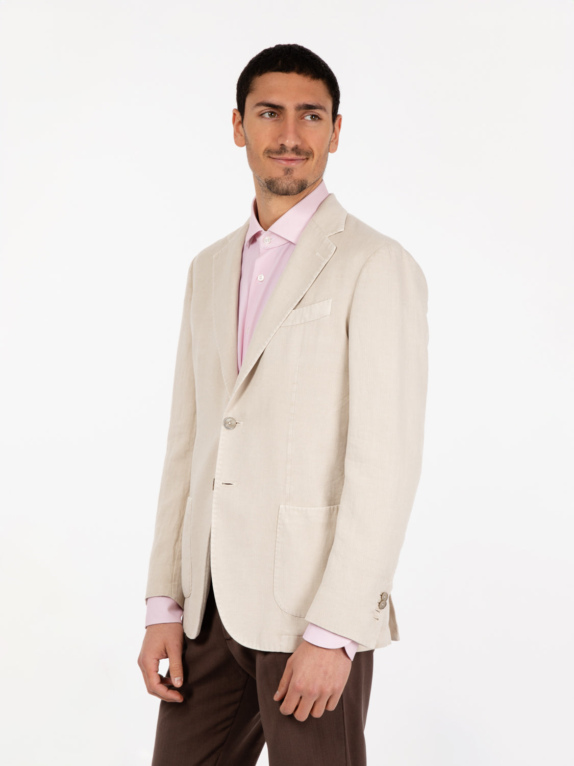 Sand ramie cotton jacket