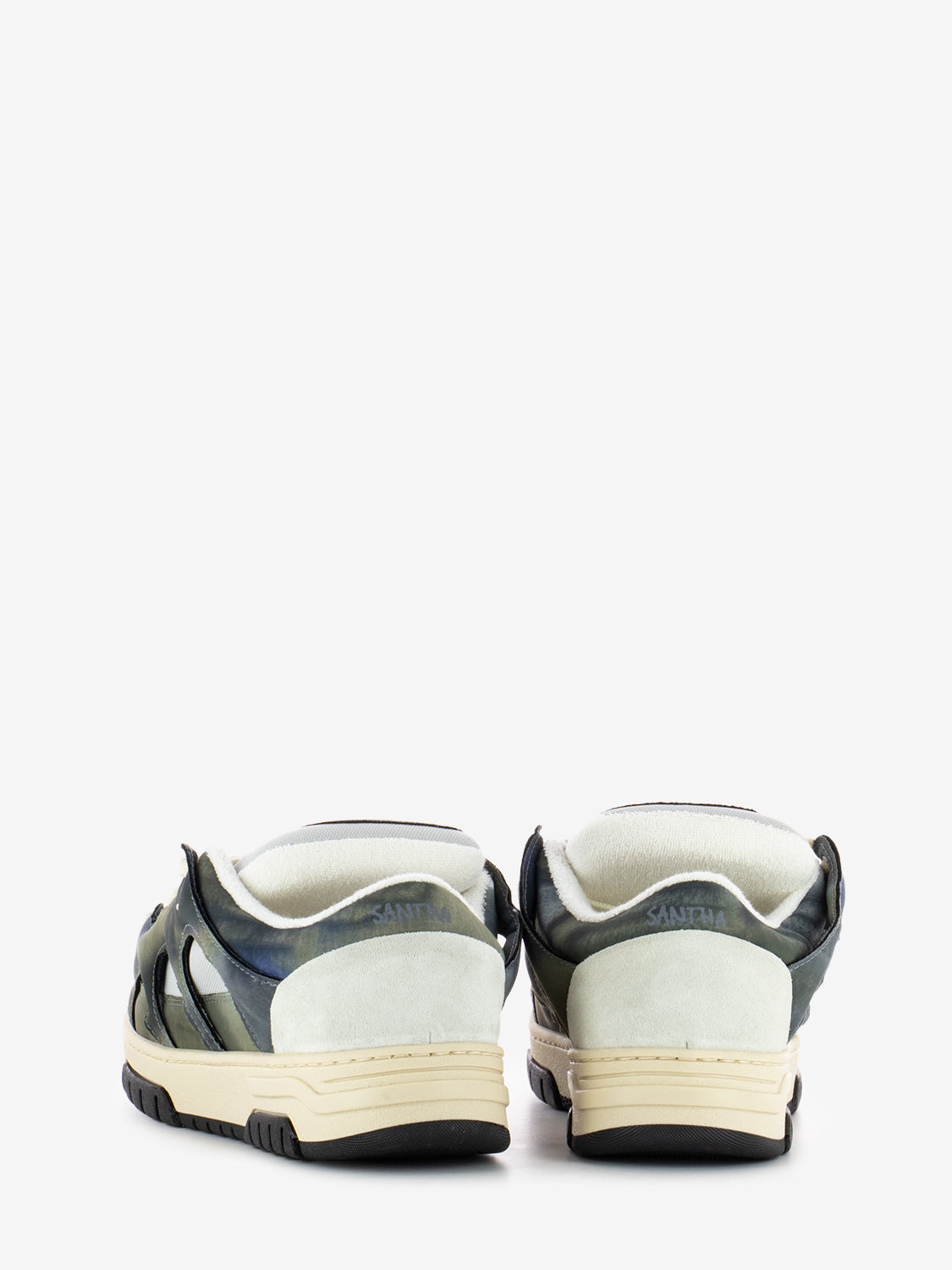 Model 1 fear tie dye sneakers