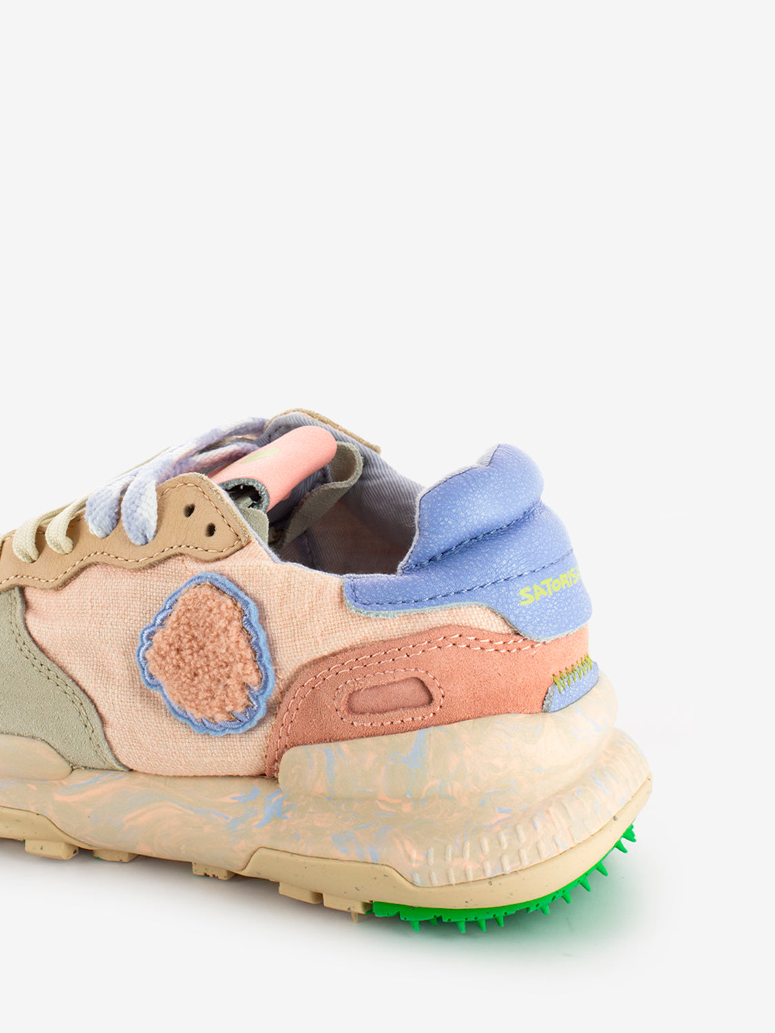 Sneaker Chacrona Linen creamy / peach