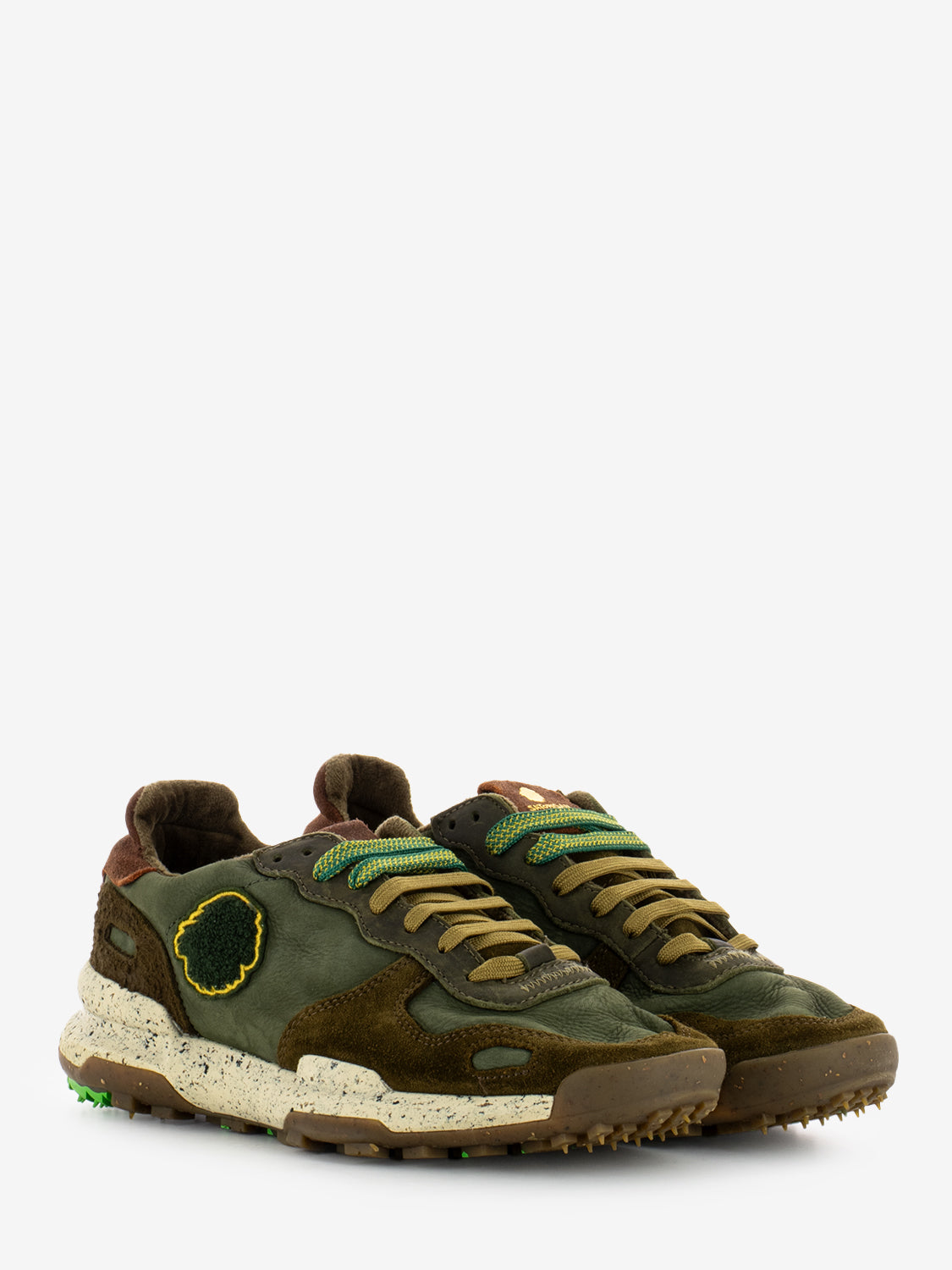 Satorisan Sneakers Chacrona dark green STIMM - Main Image