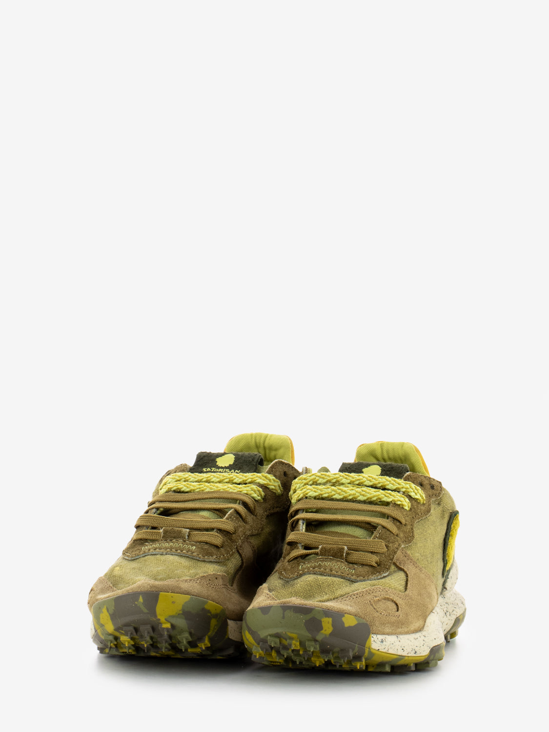 Sneakers Chacrona in lino whathered khaki
