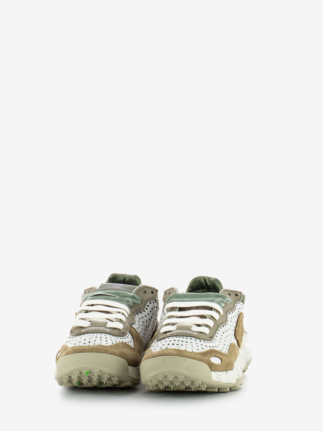 Sneakers Chacrona laser premium bianco / verde