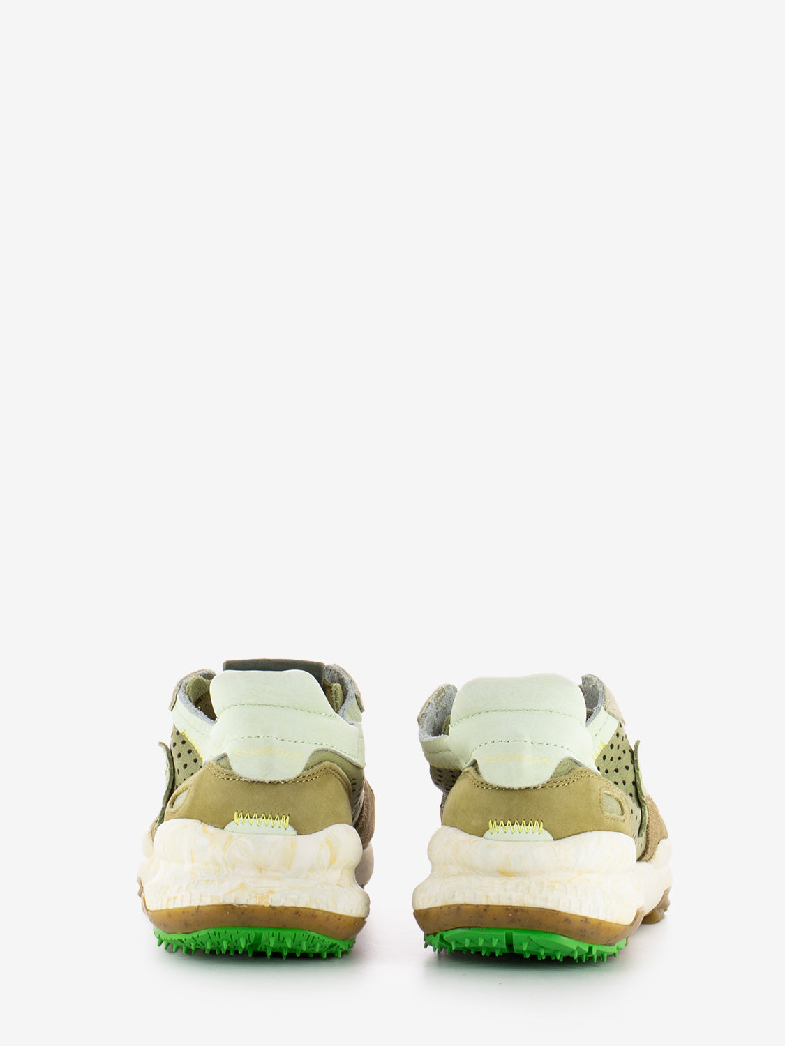 Sneakers Chacrona laser premium lichen green