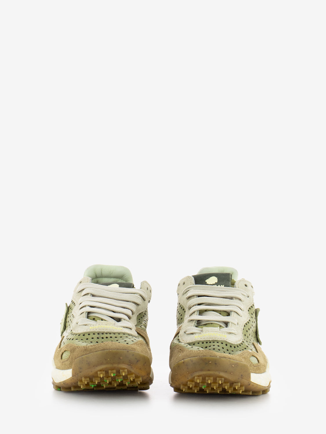 Sneakers Chacrona laser premium lichen green