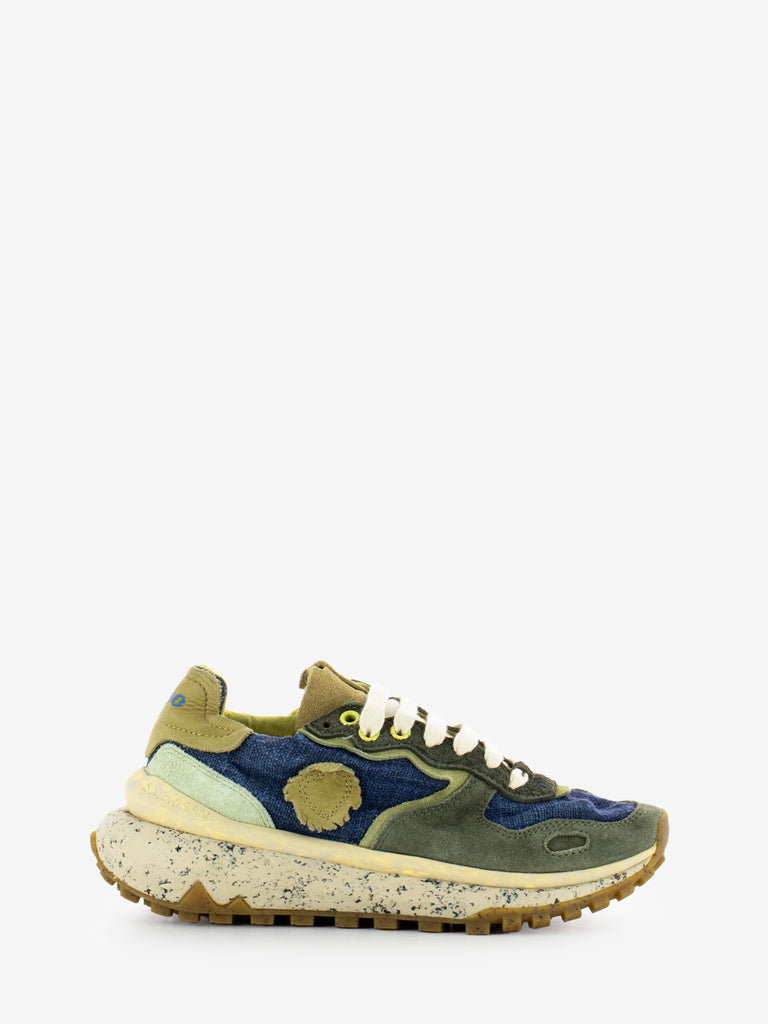 SATORISAN - Sneakers Chacrona Metta hemp indigo