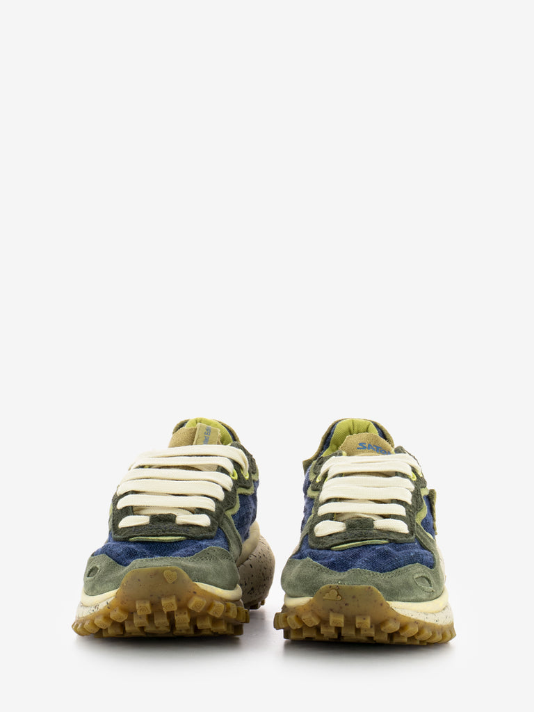 SATORISAN - Sneakers Chacrona Metta hemp indigo
