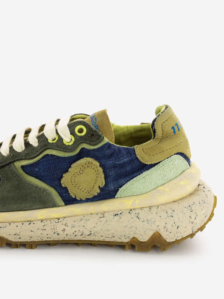 SATORISAN - Sneakers Chacrona Metta hemp indigo