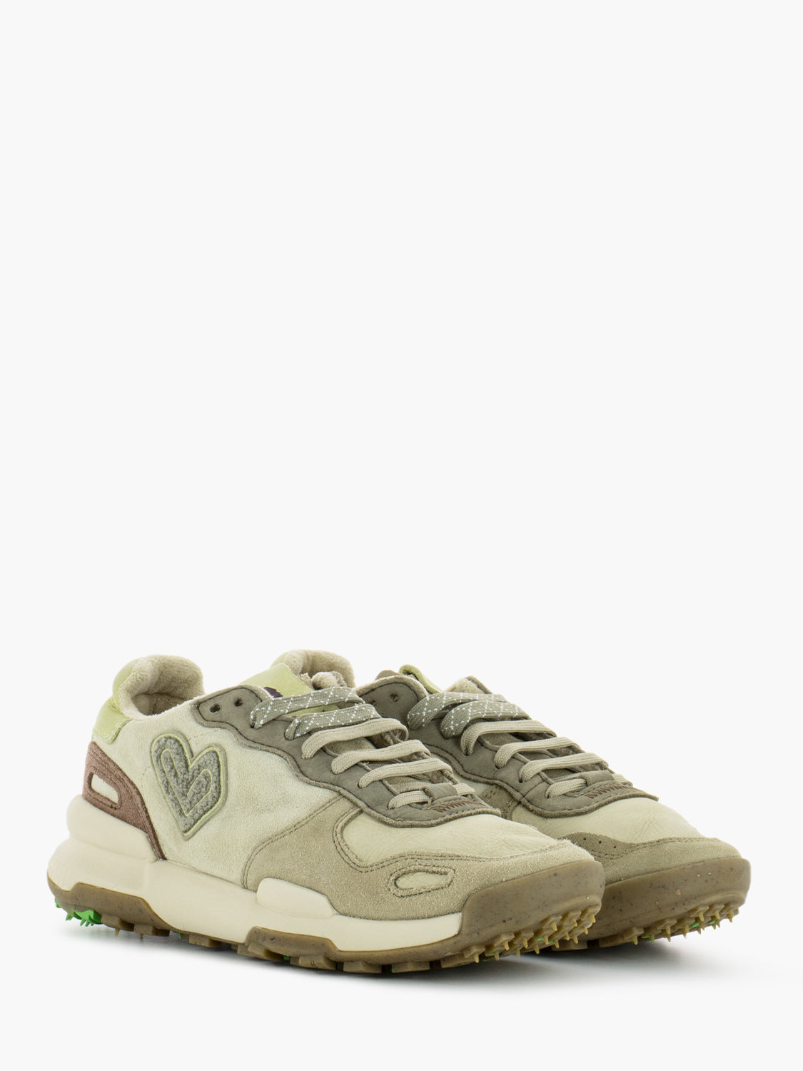 Sneakers Chacrona suede string driftwood