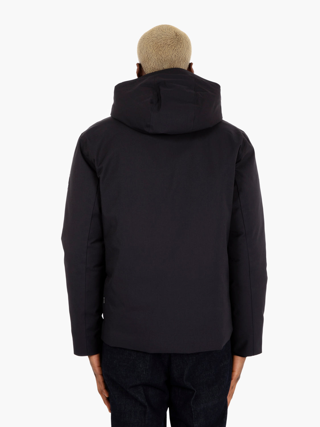 Barnaby hooded jacket blue black