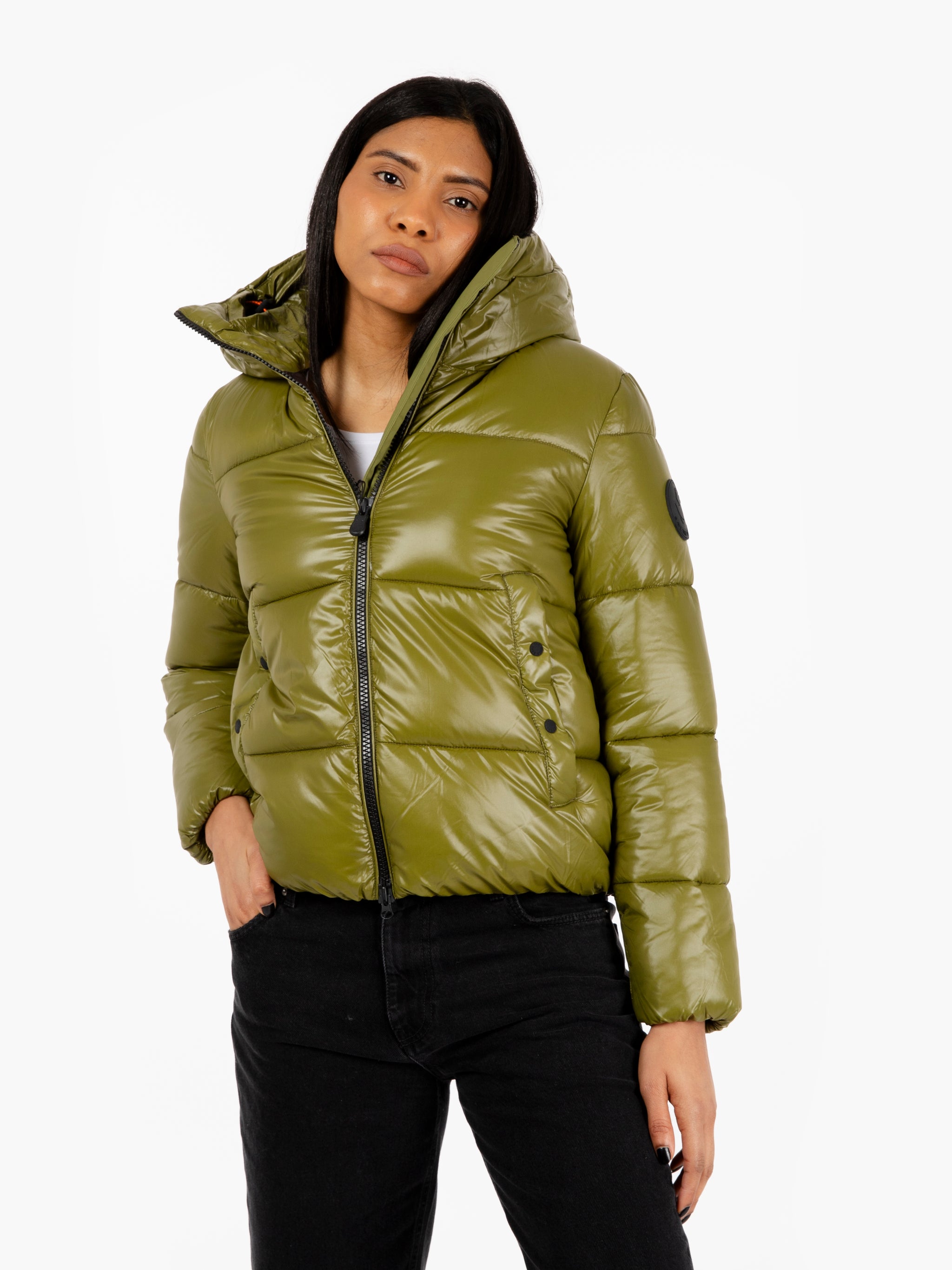 Biddy hooded jacket lizard