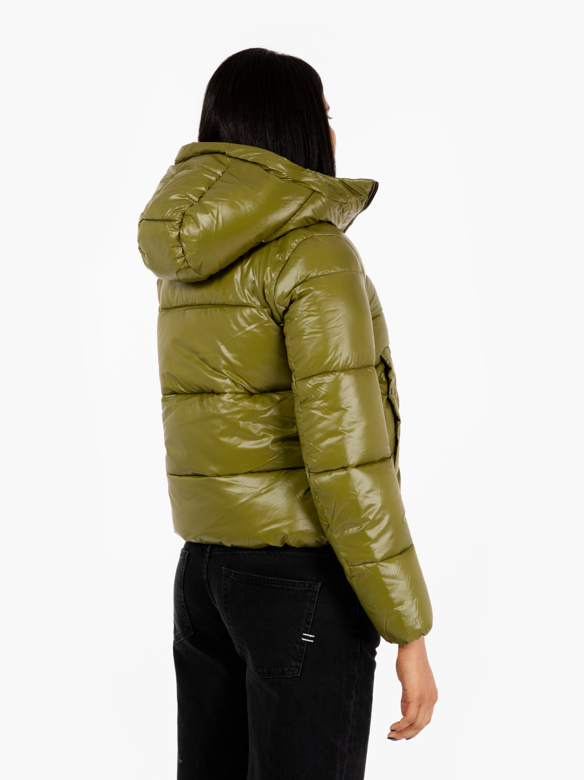 Biddy hooded jacket lizard