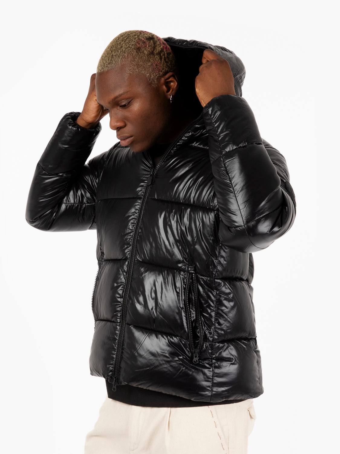 Edgard hooded jacket black