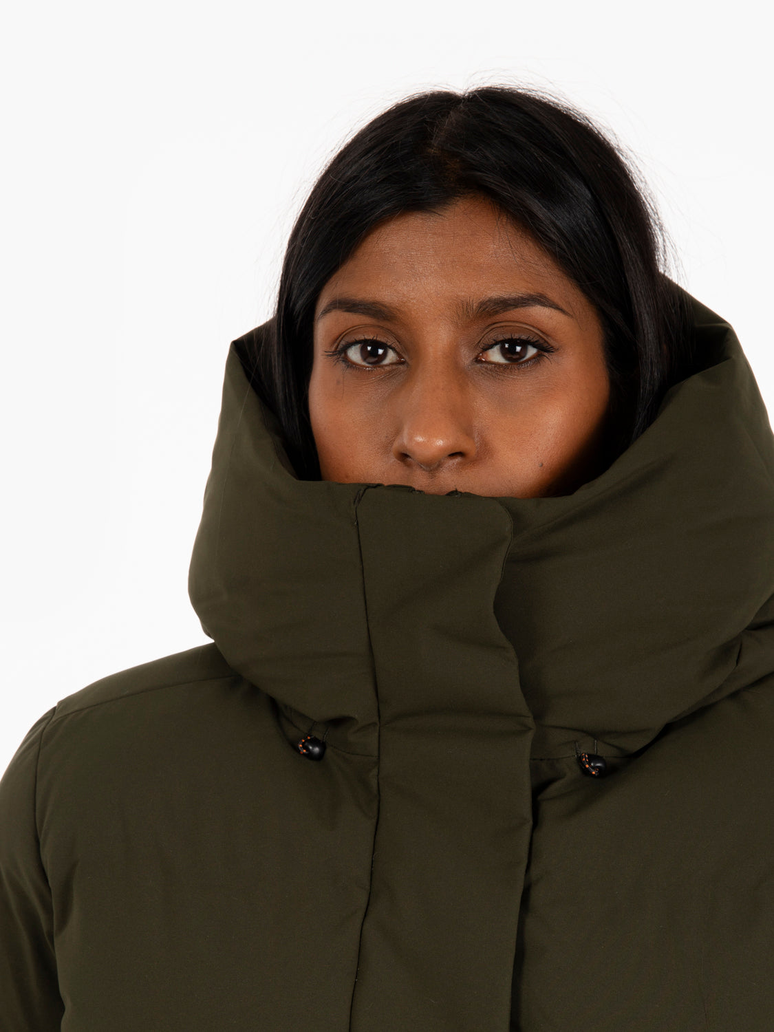 Giacca Calliope hooded land green