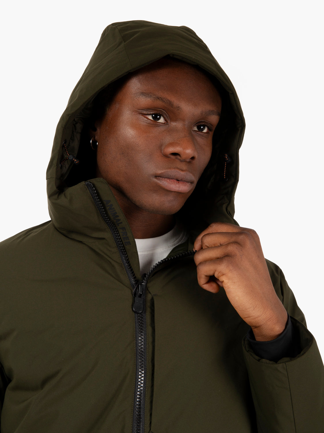 Giacca hooded Obione land green
