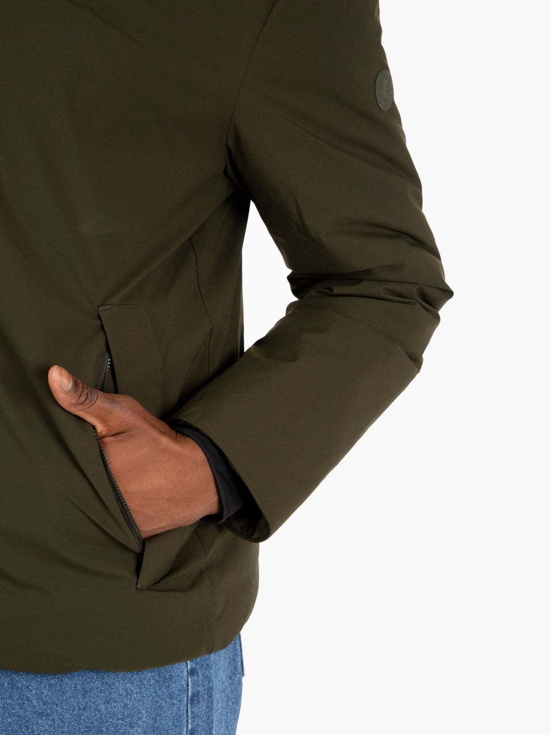 Giacca hooded Obione land green