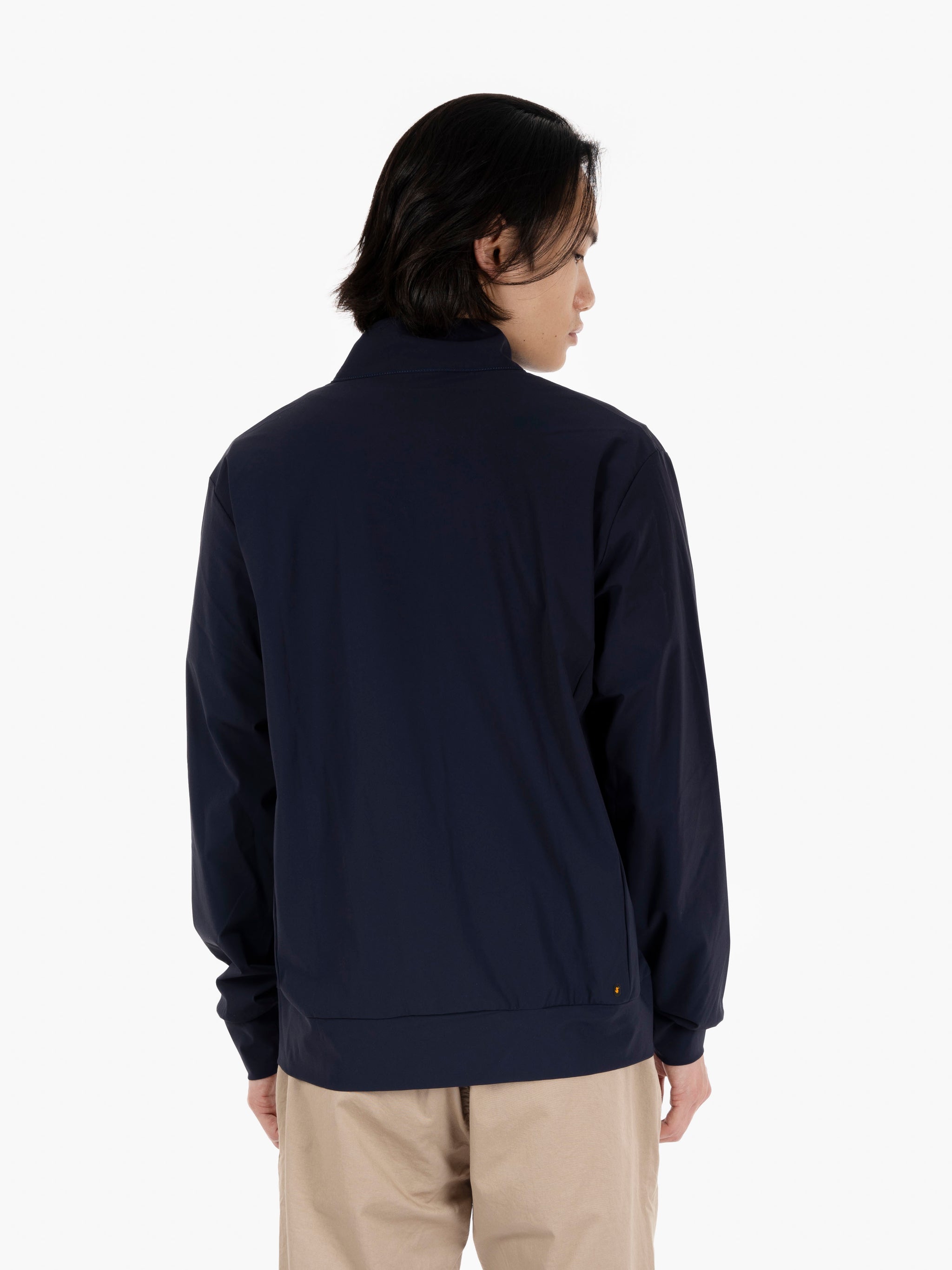 Giacca Tulio stand-up collar navy blu