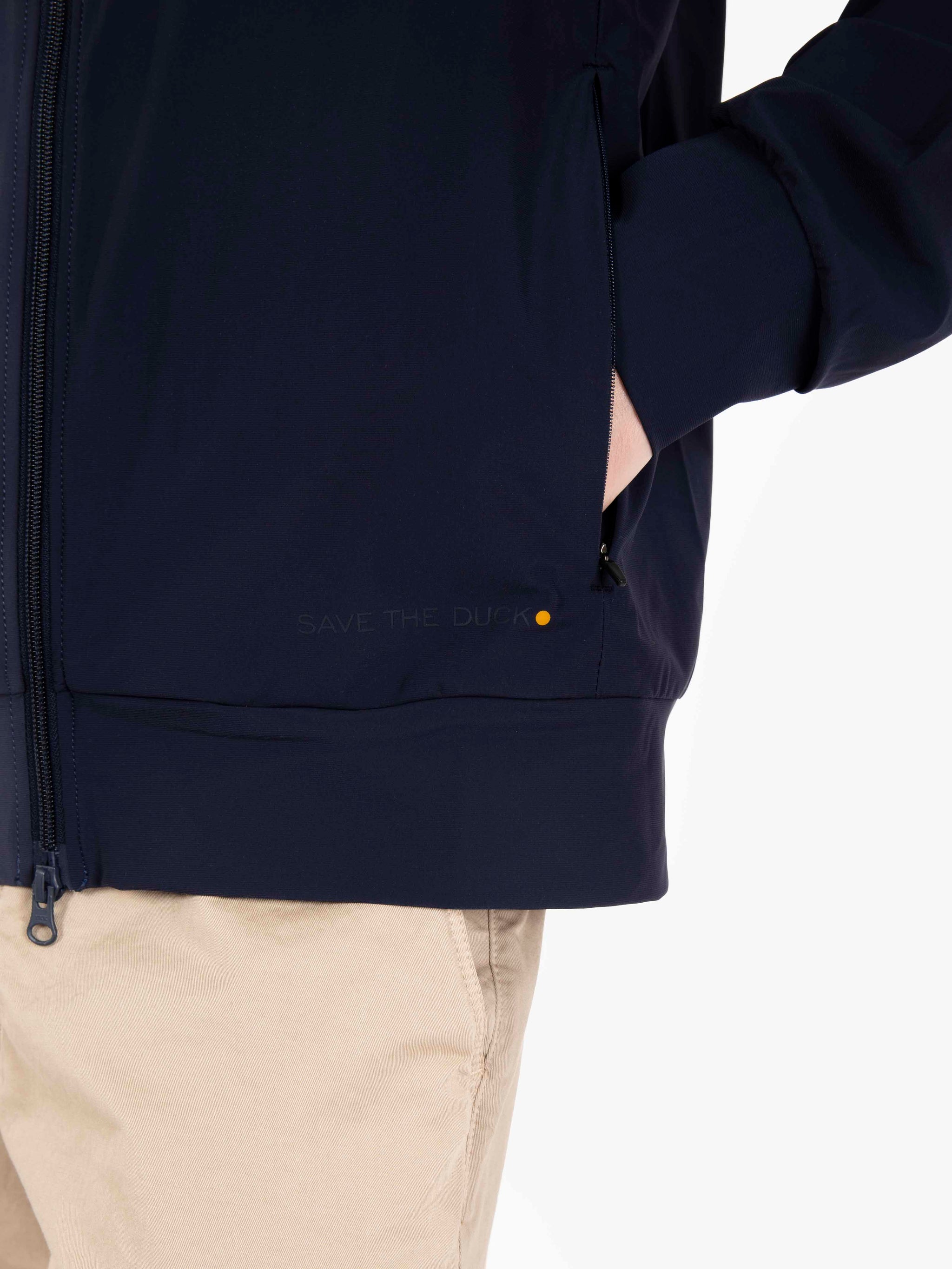 Giacca Tulio stand-up collar navy blu