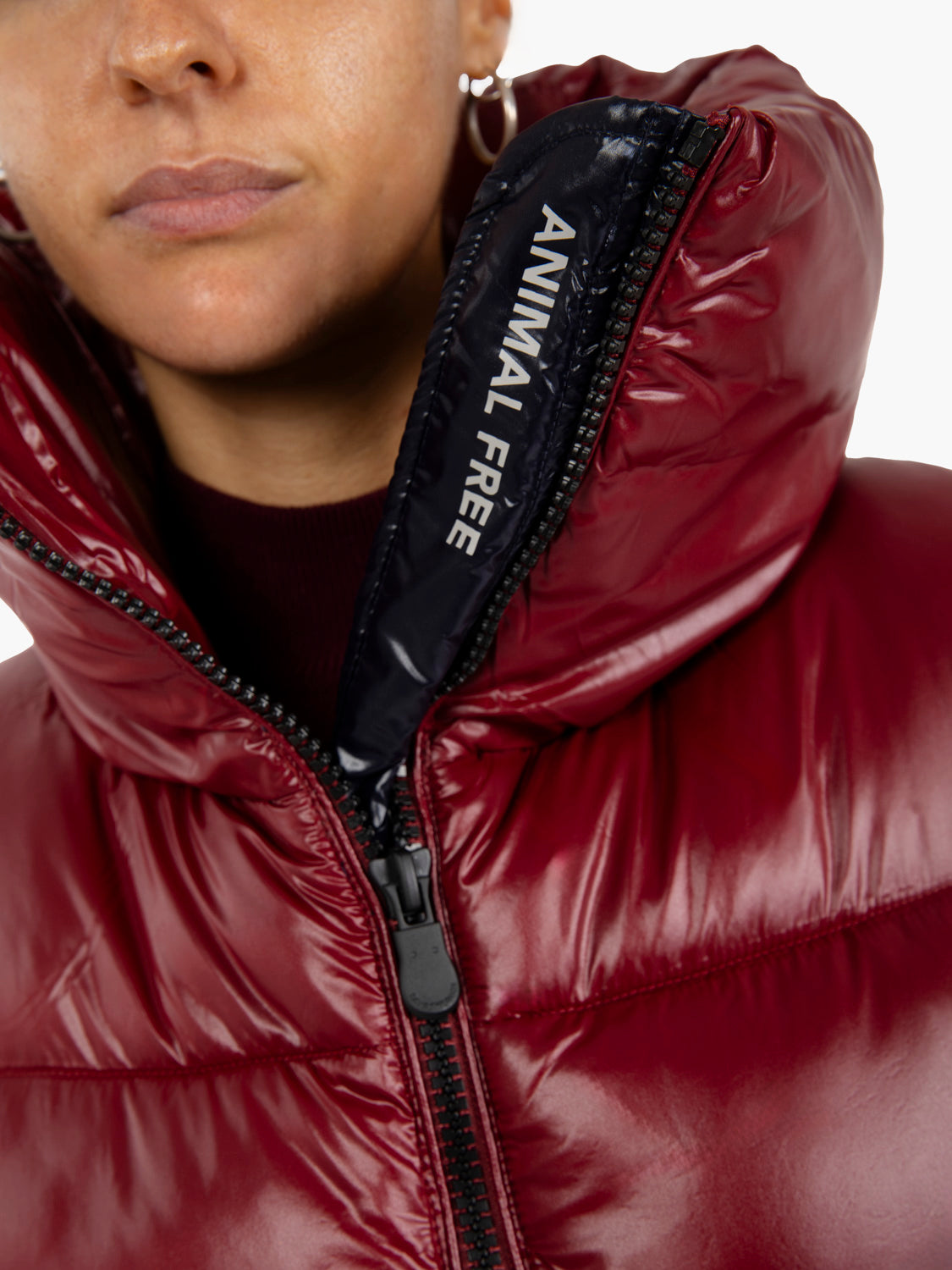 Jacket Isla wine red