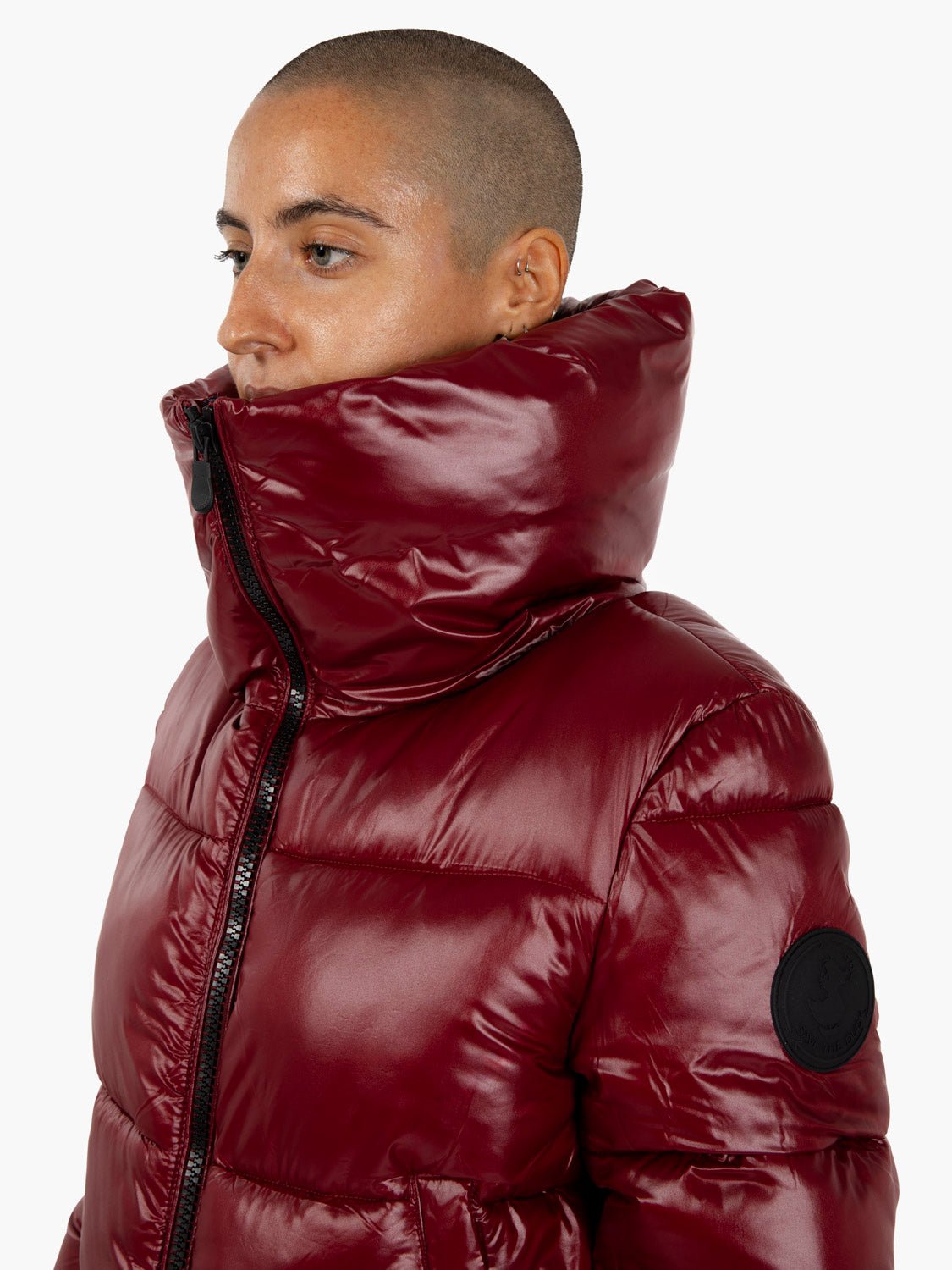 Jacket Isla wine red