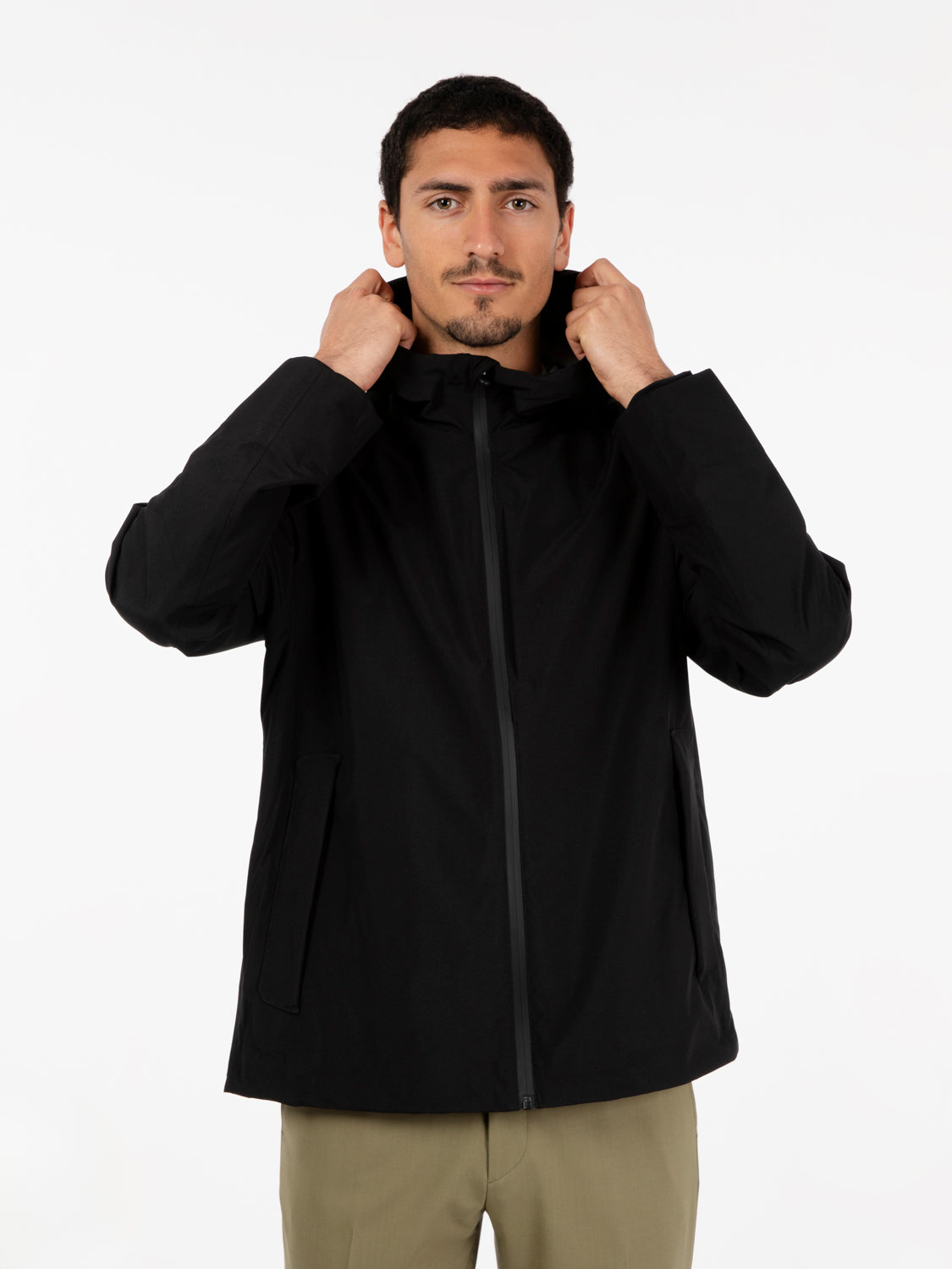 Jari hooded jacket black