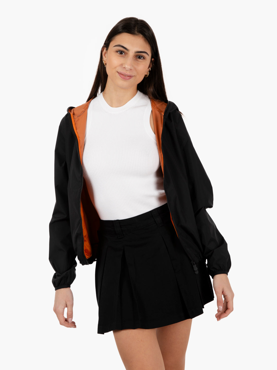 Stella hooded jacket black
