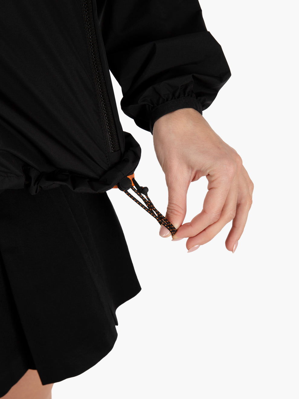 Stella hooded jacket black