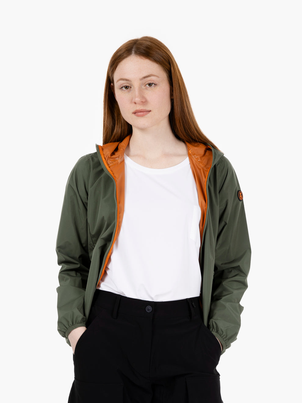 Stella hooded jacket thyme green