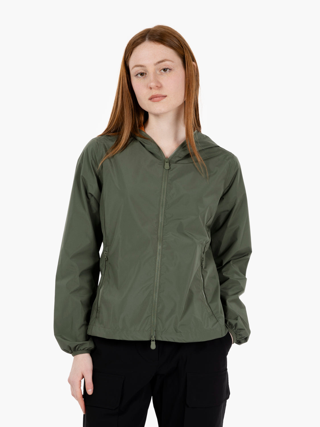Stella hooded jacket thyme green