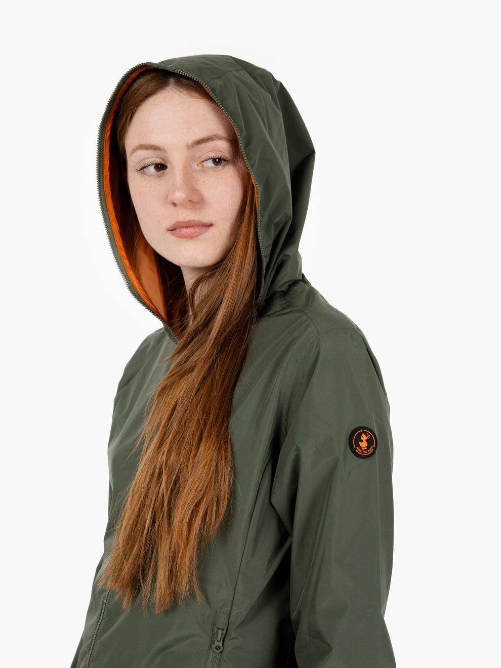Stella hooded jacket thyme green