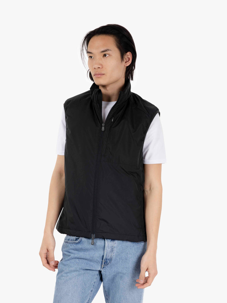 SAVE THE DUCK - Turner hooded vest thyme black