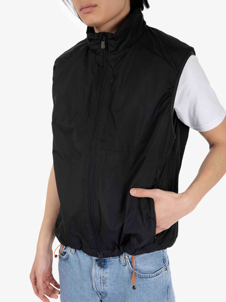 SAVE THE DUCK - Turner hooded vest thyme black