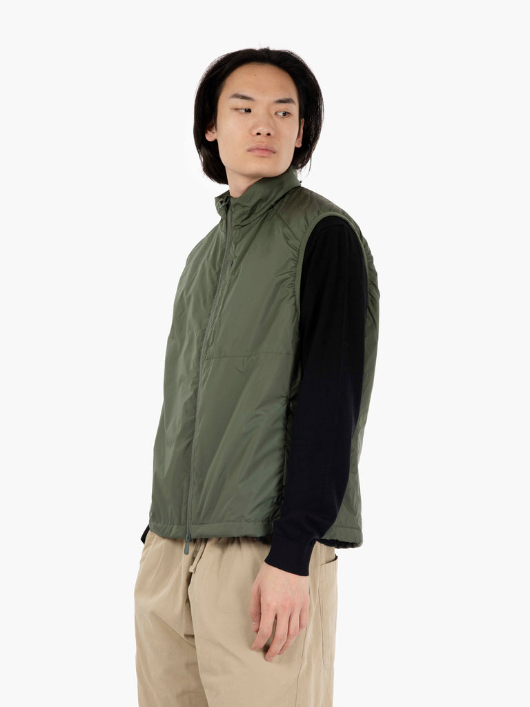 SAVE THE DUCK - Turner hooded vest thyme green