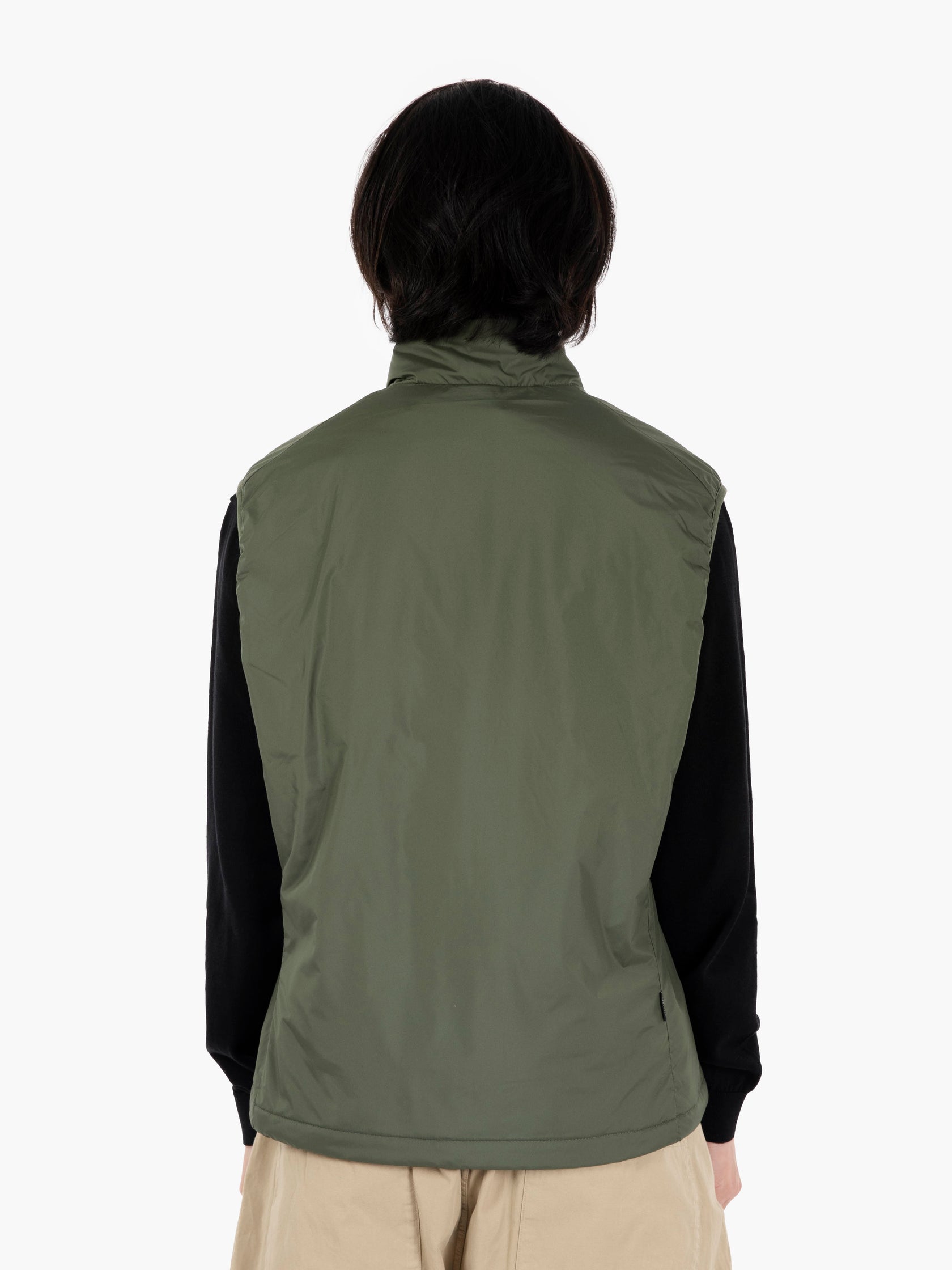 Turner hooded vest thyme green