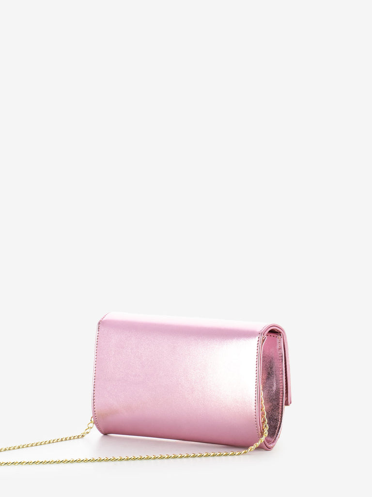 SCARLETT - Borsetta bracciale strass metal rosa