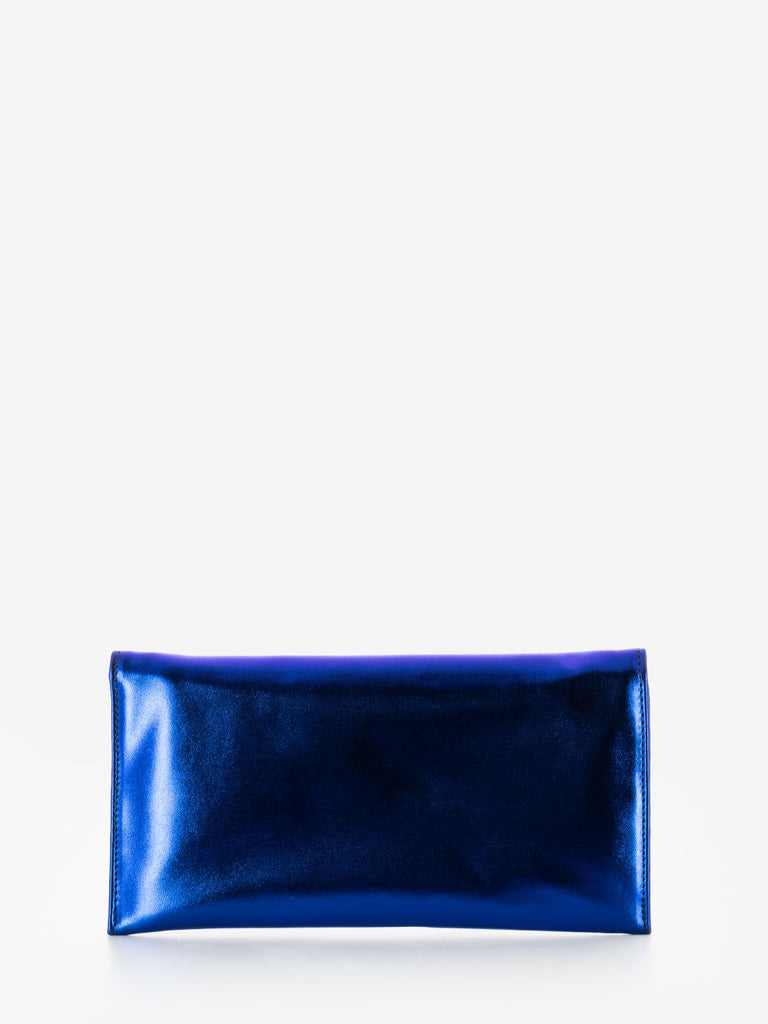 SCARLETT - Pochette con catena metal bluette