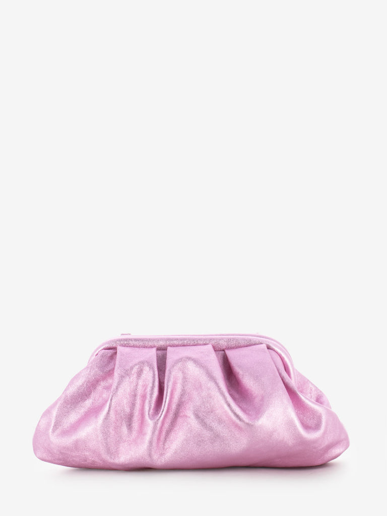 SCARLETT - Pochette con catena metal rosa