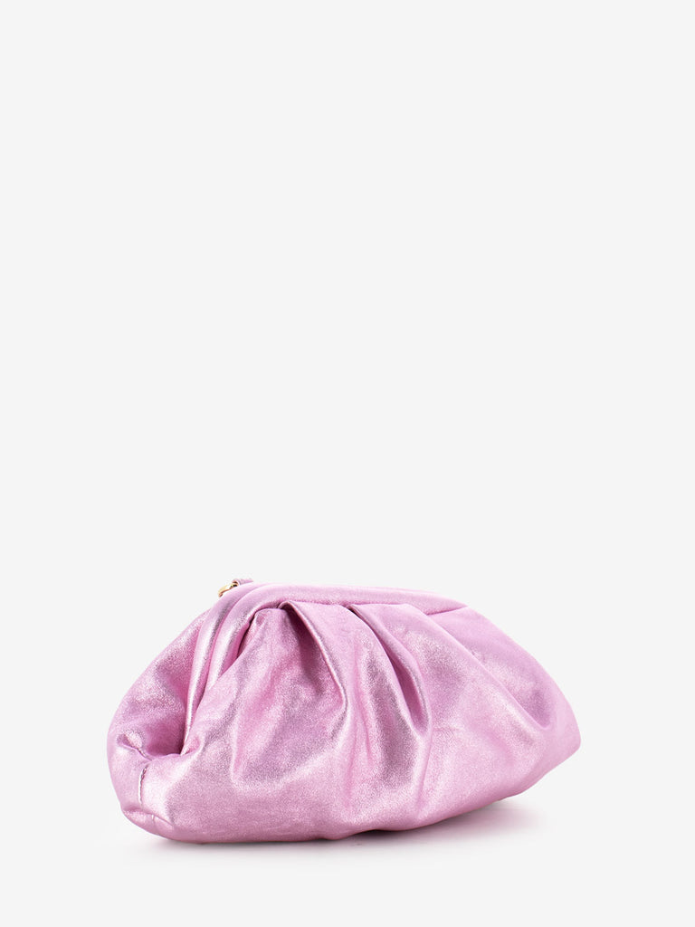 SCARLETT - Pochette con catena metal rosa