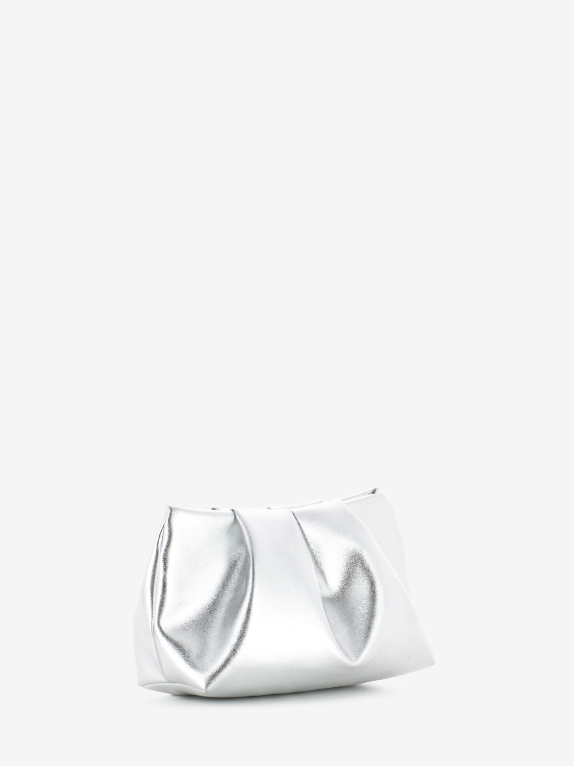 Silver metal clutch