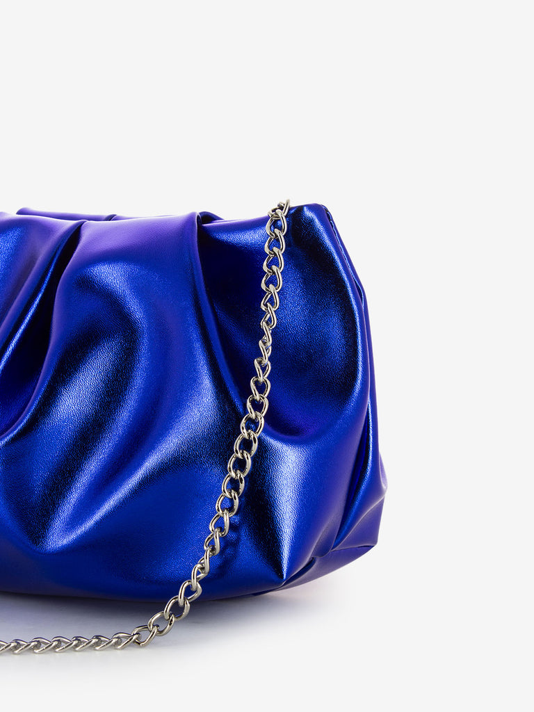 SCARLETT - Pochette metal bluette